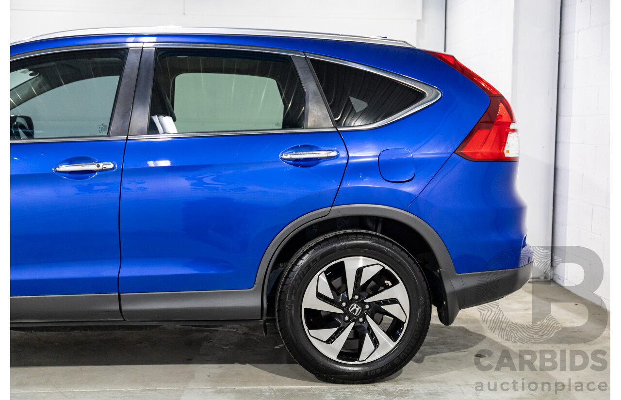 05/2016 Honda CR-V VTi-L (4x4) 4x4 30 Series 2 MY17 4d Wagon Brilliant Sporty Blue Metallic 2.4L