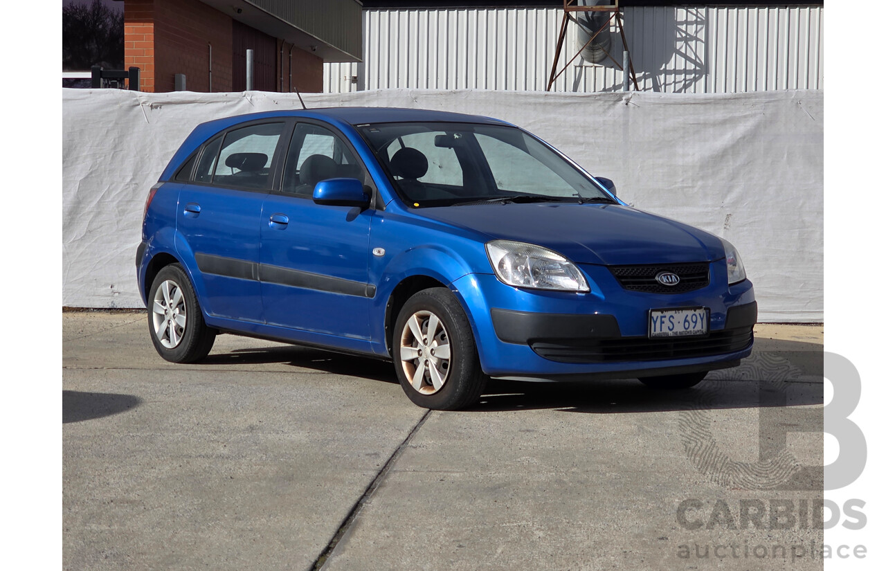 3/2009 Kia RIO LX JB 5d Hatchback Blue 1.4L