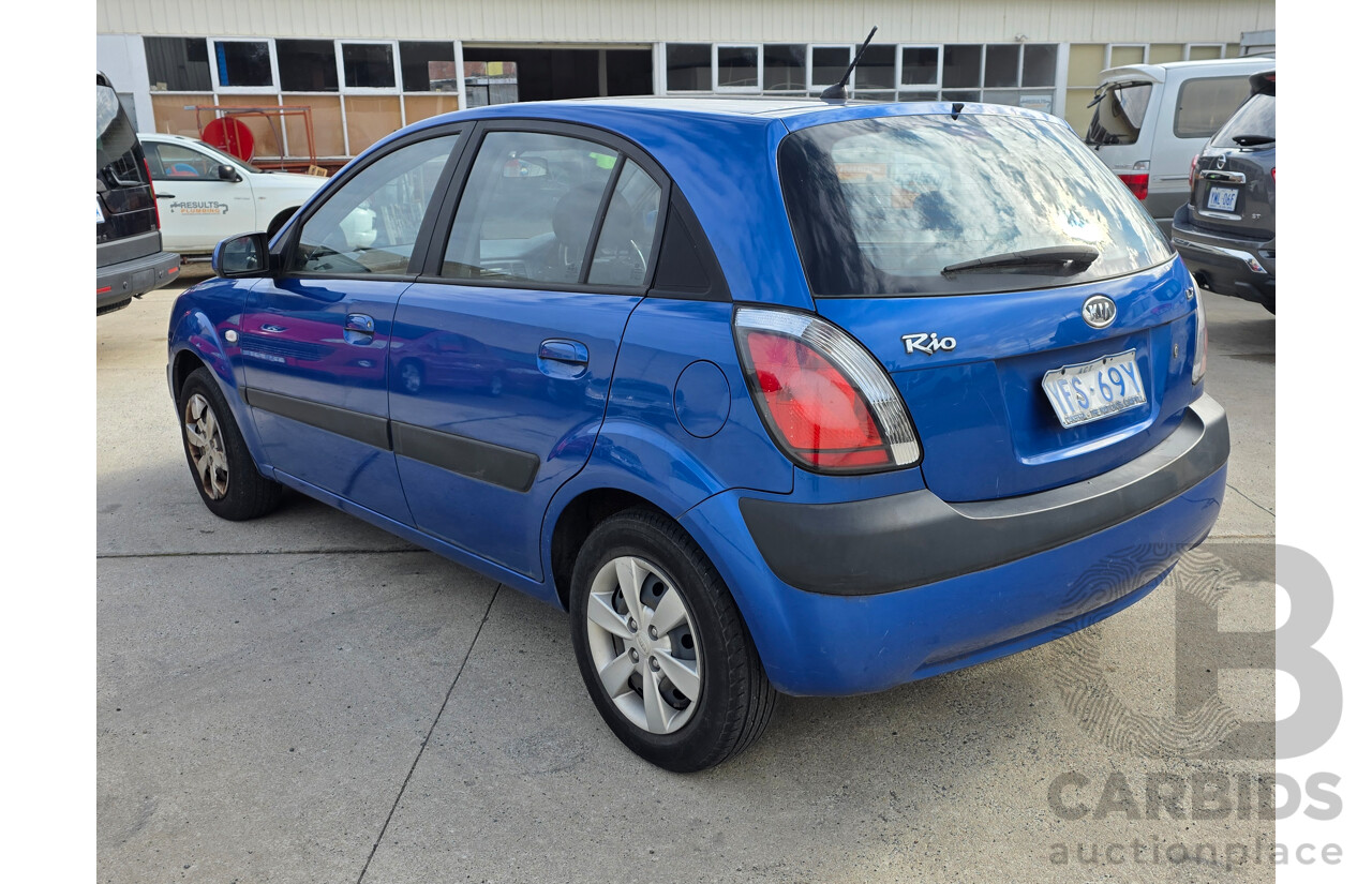 3/2009 Kia RIO LX JB 5d Hatchback Blue 1.4L