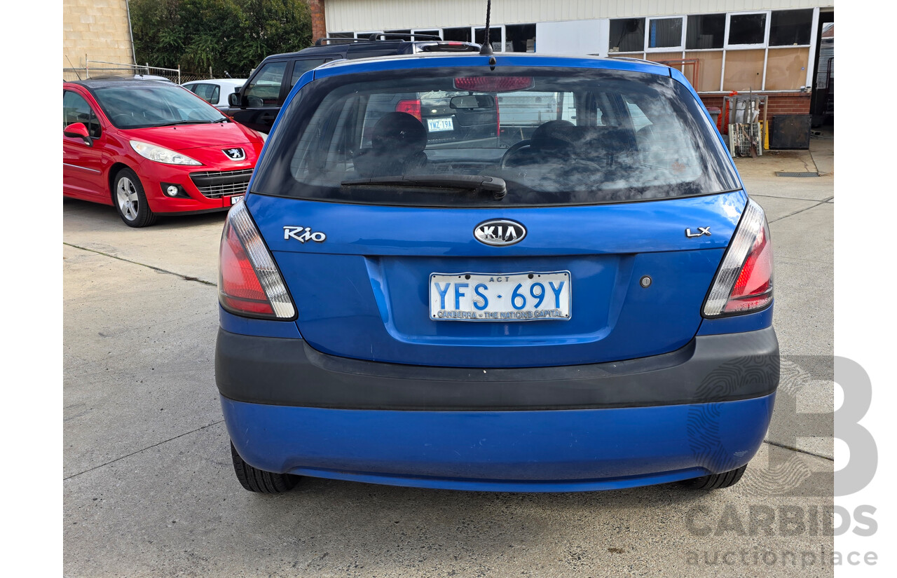 3/2009 Kia RIO LX JB 5d Hatchback Blue 1.4L
