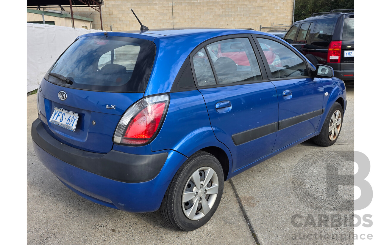 3/2009 Kia RIO LX JB 5d Hatchback Blue 1.4L