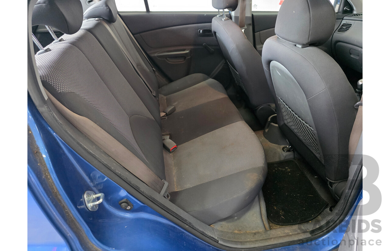 3/2009 Kia RIO LX JB 5d Hatchback Blue 1.4L