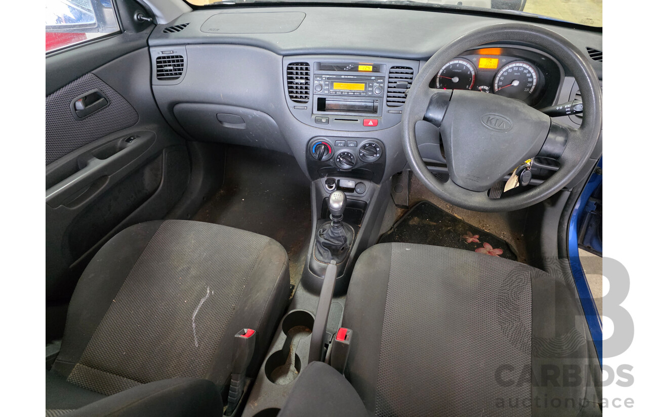 3/2009 Kia RIO LX JB 5d Hatchback Blue 1.4L