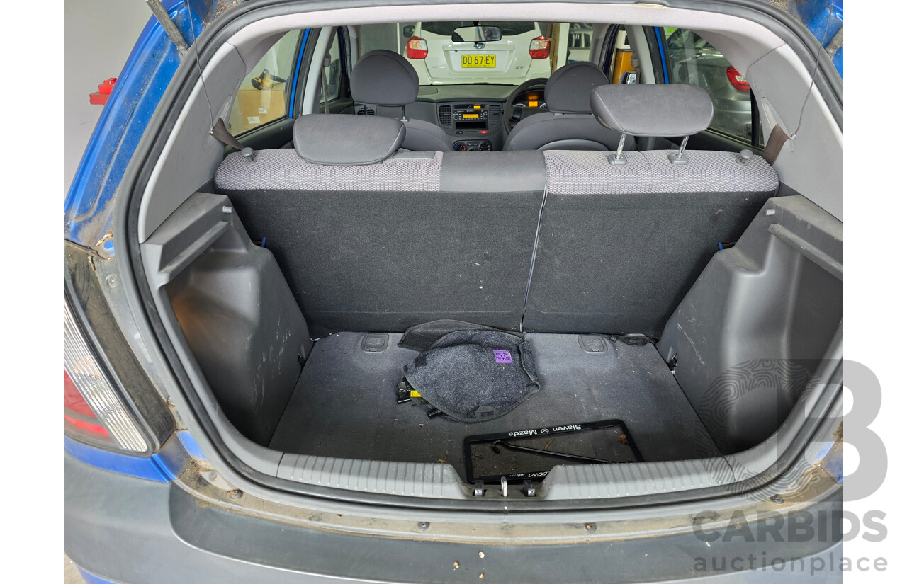 3/2009 Kia RIO LX JB 5d Hatchback Blue 1.4L