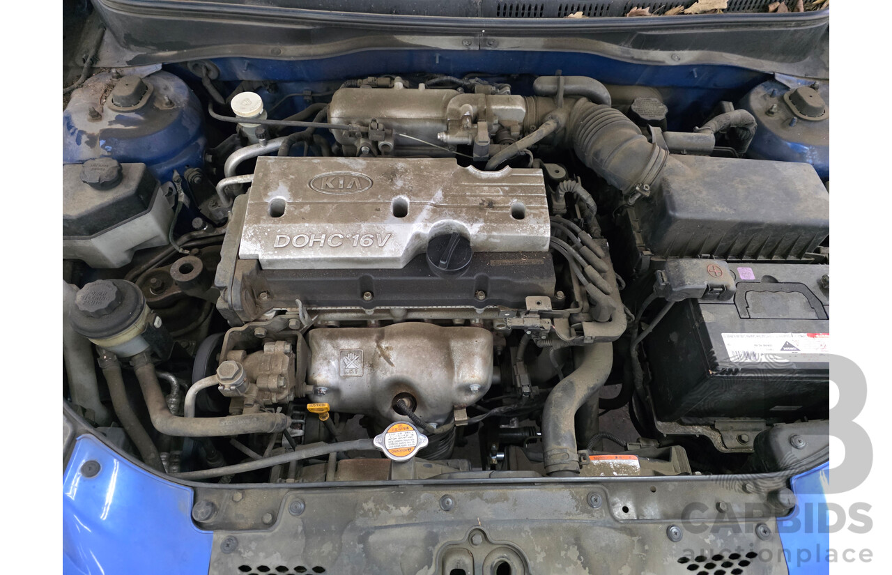 3/2009 Kia RIO LX JB 5d Hatchback Blue 1.4L