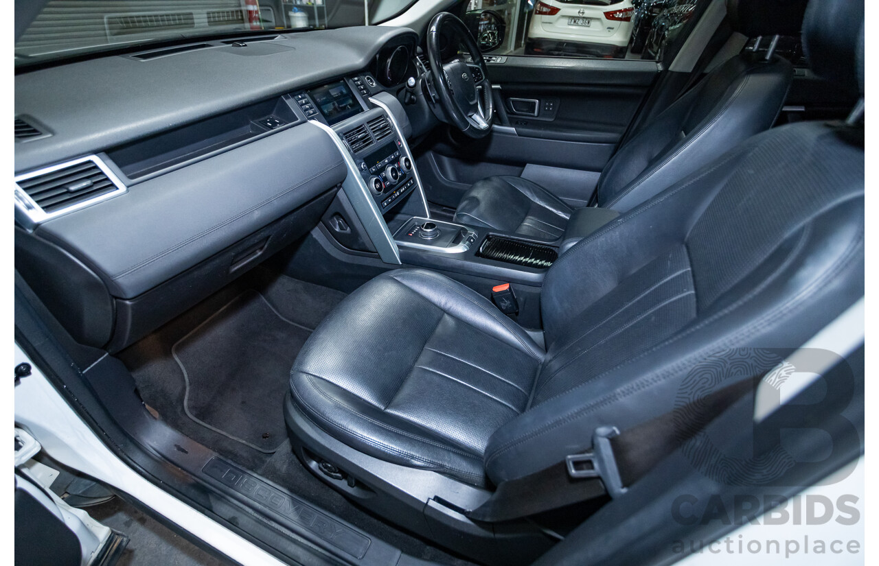 11/2017 Land Rover Discovery Sport TD4 180 HSE  (AWD) LC MY17 4D Wagon White Turbo Diesel 2.0L