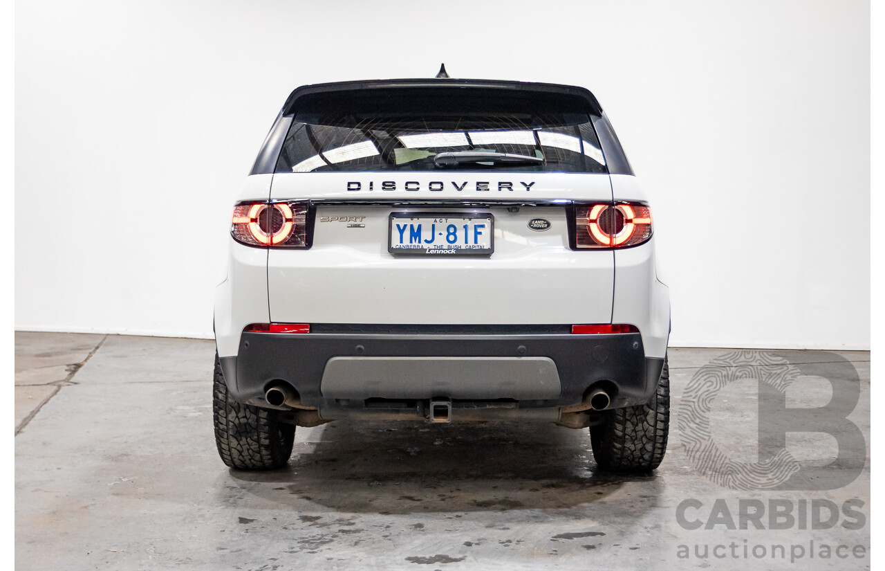 11/2017 Land Rover Discovery Sport TD4 180 HSE (AWD) LC MY17 4D Wagon White Turbo Diesel 2.0L