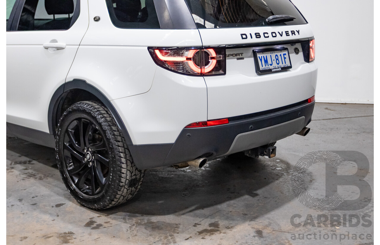 11/2017 Land Rover Discovery Sport TD4 180 HSE  (AWD) LC MY17 4D Wagon White Turbo Diesel 2.0L