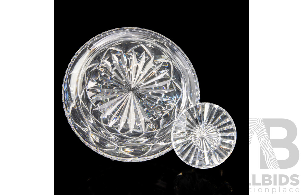 Vintage Stuart Crystal Ships Decanter with Stopper