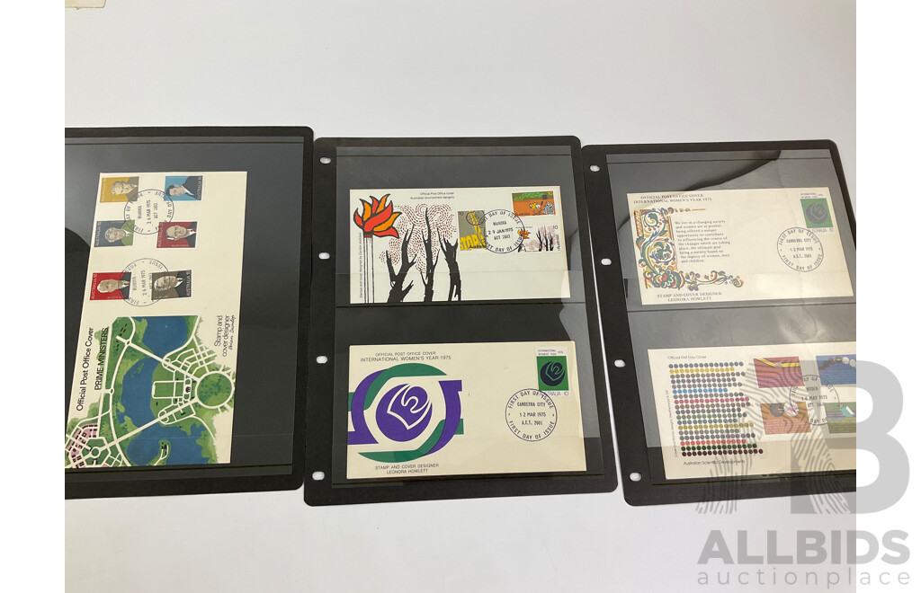 Collection of Vintage Australian Registered Post and First Day Cover Including 1934 First Official Airmail Australia to PNG, 1938 Registered First Airmail From Australia to USA Via New Zealand..........