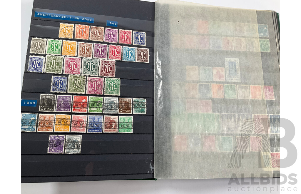 Album of German Mint and Cancelled Stamps Spanning 1920's to 2000's Including Sets and Multiples