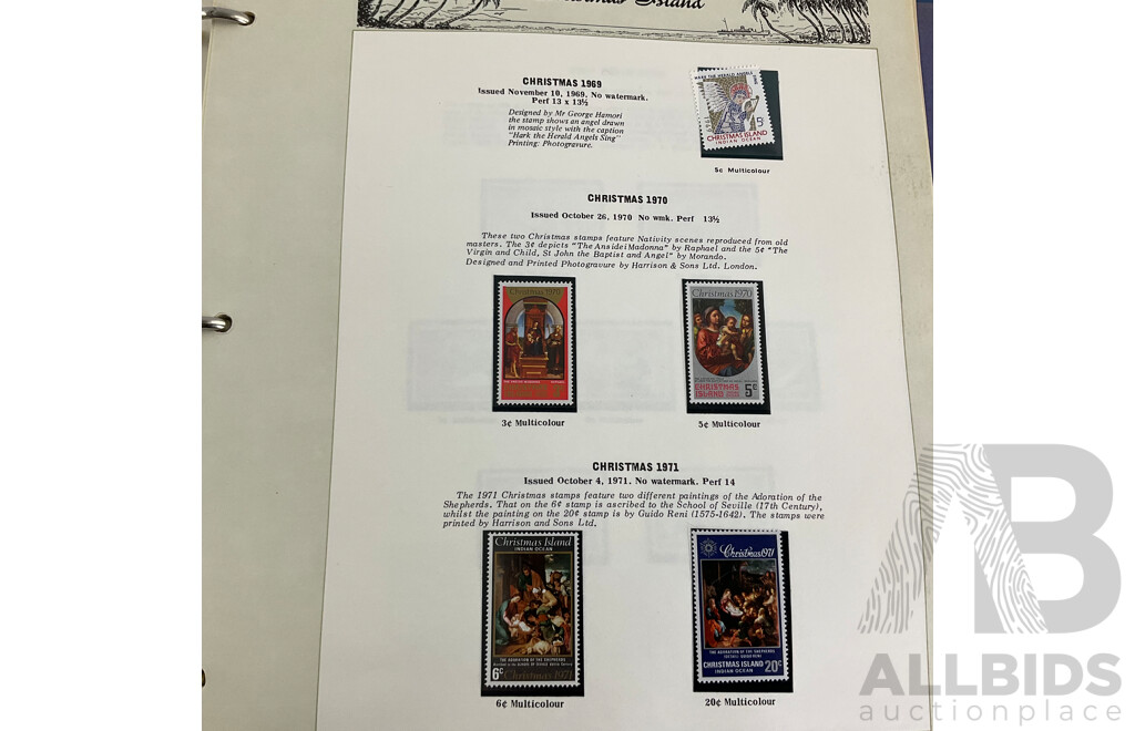 Australian Dependencies Seven Seas Mint Stamp Album Antarctica 1957 to Norfolk Island 1981