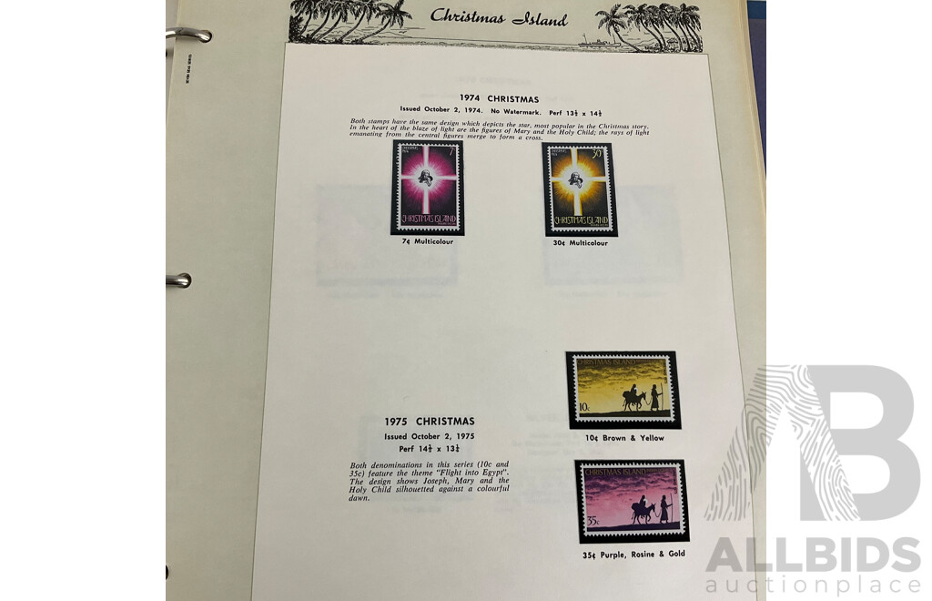 Australian Dependencies Seven Seas Mint Stamp Album Antarctica 1957 to Norfolk Island 1981