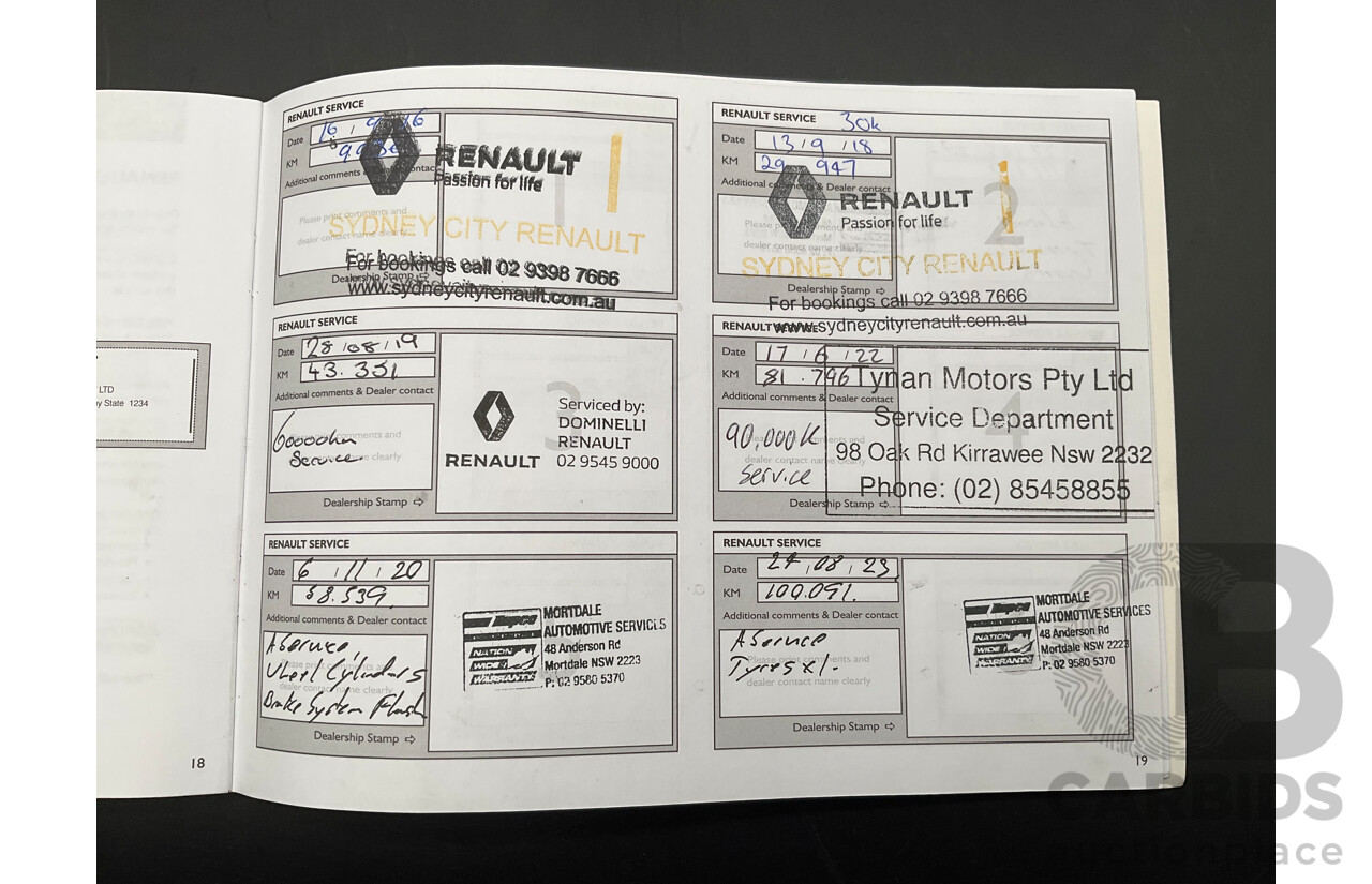 7/2015 Renault Clio Expression + X98 5d Hatchback Glacier White Turbo 1.2L