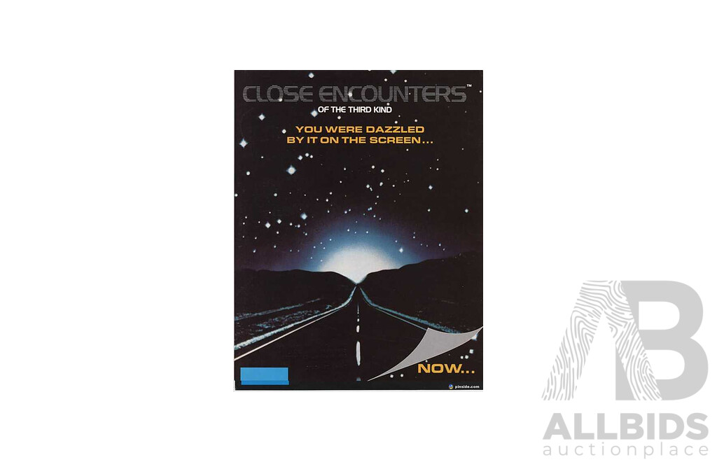 Close Encounters of the Third Kind Pinball Machine by D. Gottlieb & Co.