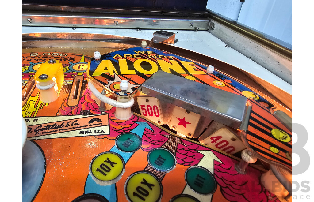 Close Encounters of the Third Kind Pinball Machine by D. Gottlieb & Co.
