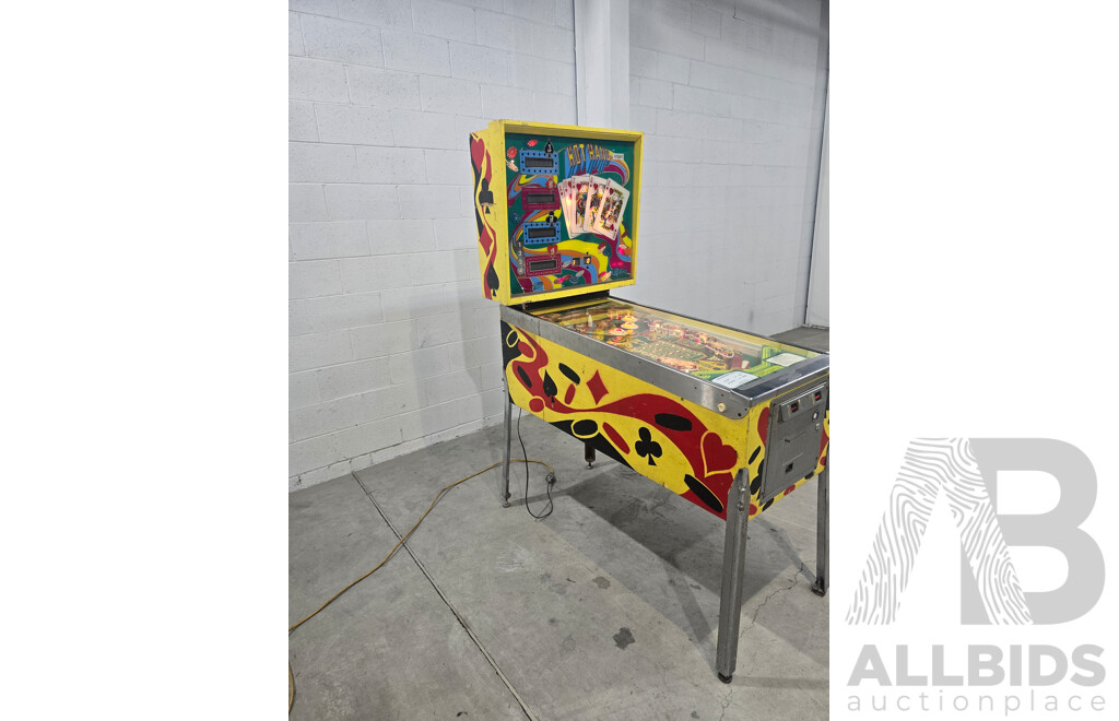 1979 Hot Hand Pinball Machine by Stern Electronics