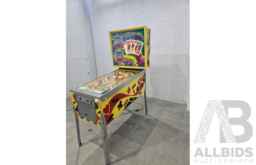 1979 Hot Hand Pinball Machine by Stern Electronics