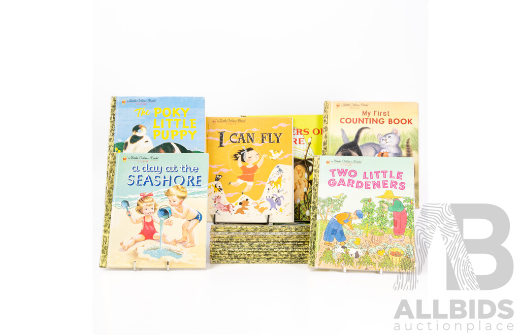 Large Collection Approx 47 Little Golden Books