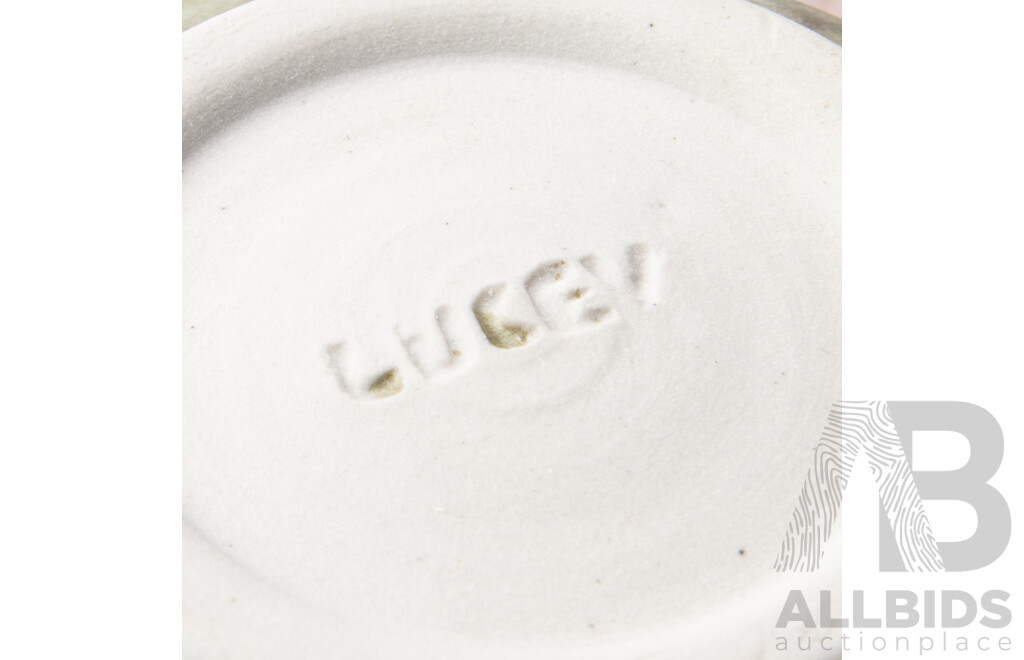 Nice Collection Australian Studio Pottery Including Marion Gilson Pot, Three Lucey Frog Themed Pieces, and More