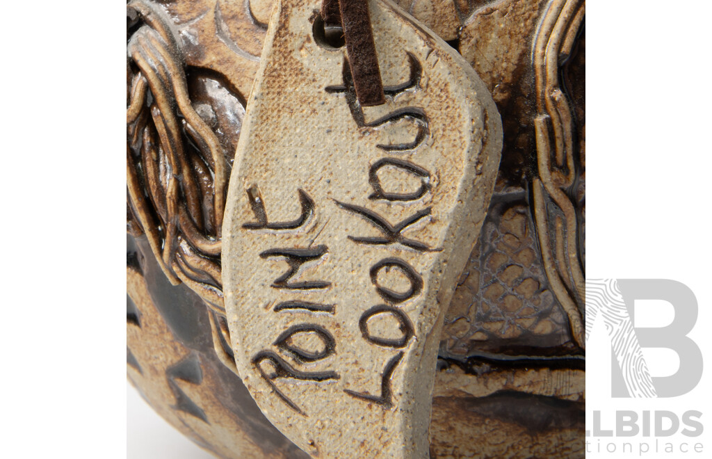 Nice Collection Australian Studio Pottery Including Marion Gilson Pot, Three Lucey Frog Themed Pieces, and More