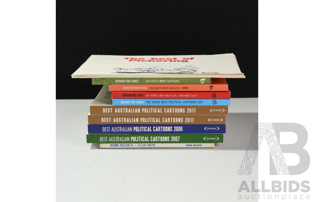 Australian Political Cartoons & “Behind the Lines” Books