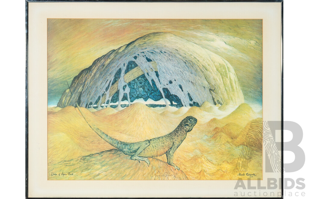 Ainslie Roberts (20th Century, Australian, 1911-1993), Linga of Ayers Rock (1975), Vintage Reproduction Print of Original, 62 x 80 cm (frame)