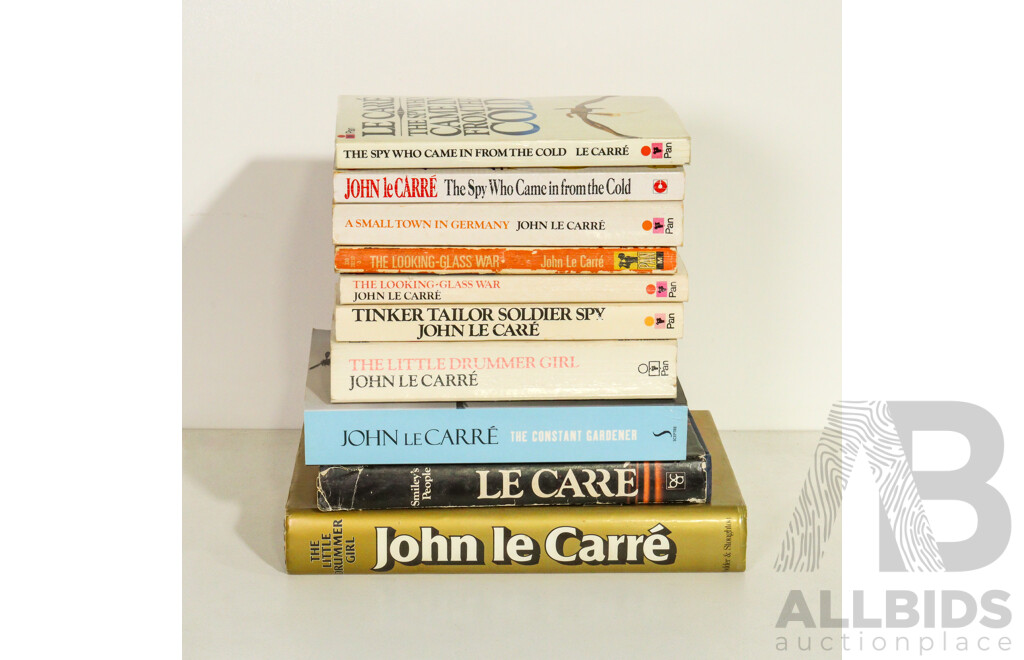 Wonderful Bumper Lot for the John Le Carre' Fans - Ten Classic Paperbacks Including Little Drummer Girl & Tinker Tailor Soldier Spy (10)