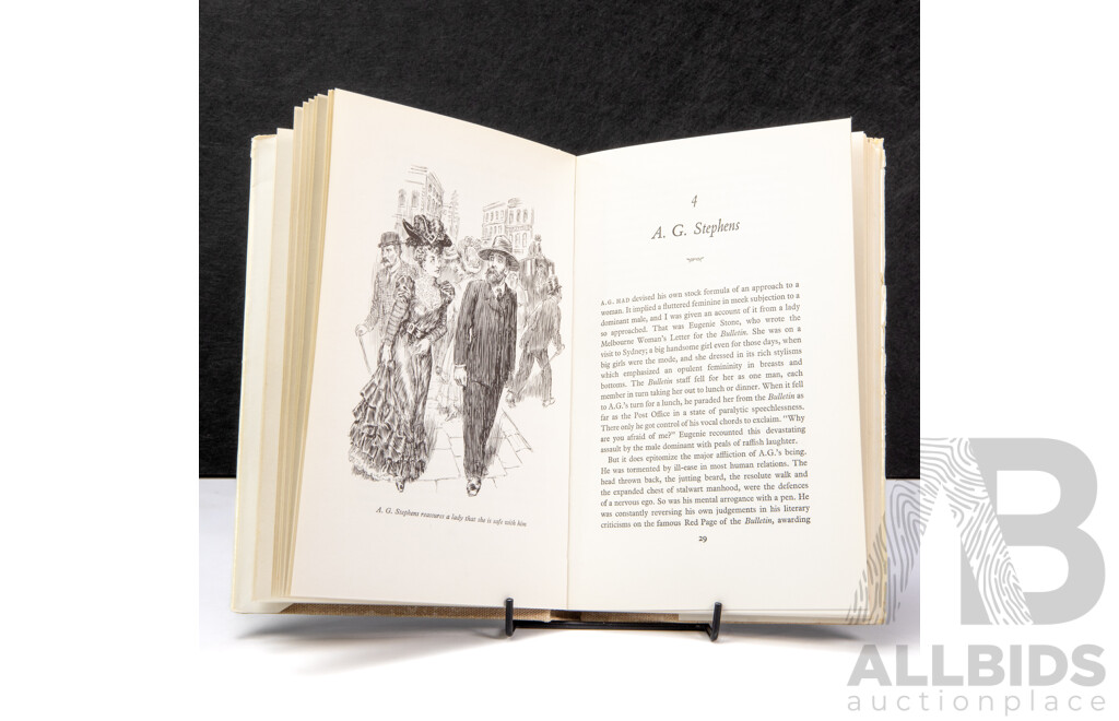 Norman Lindsay, (19th/20th Centuries, Australian, 1879-1969), Bohemians of the Bulletin, First Edition Hard Cover with Dust Jacket, Angus & Robertson, 1965