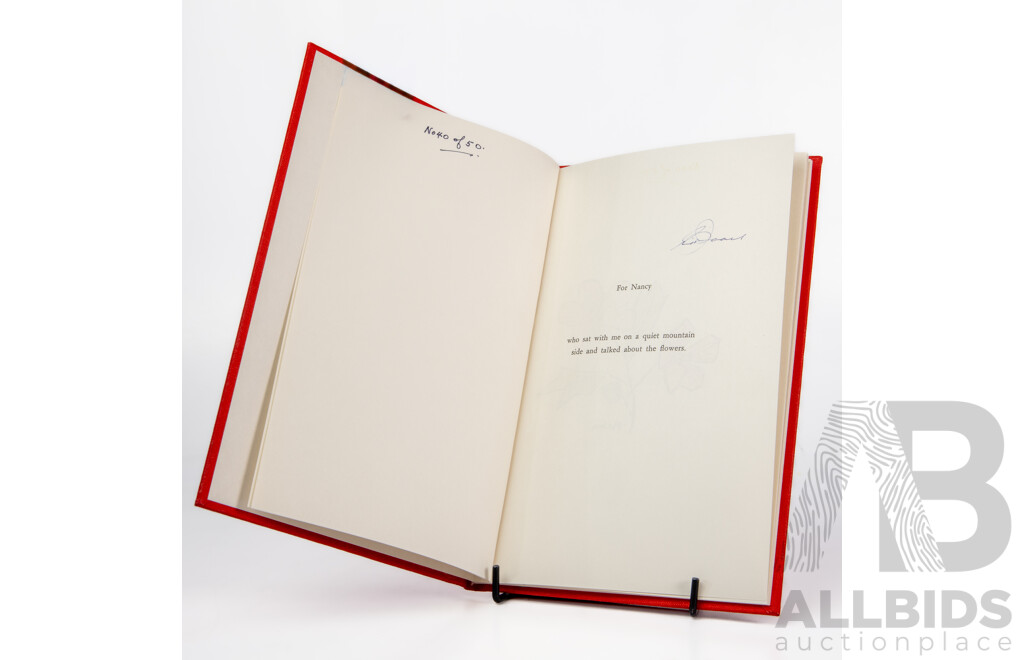 Enid Isaacs OAM, (20th Century, Australian, 1924-2015), Sufficient Wonder, Signed and Limited Edition Bound Book with Hand Coloured Illustrations
