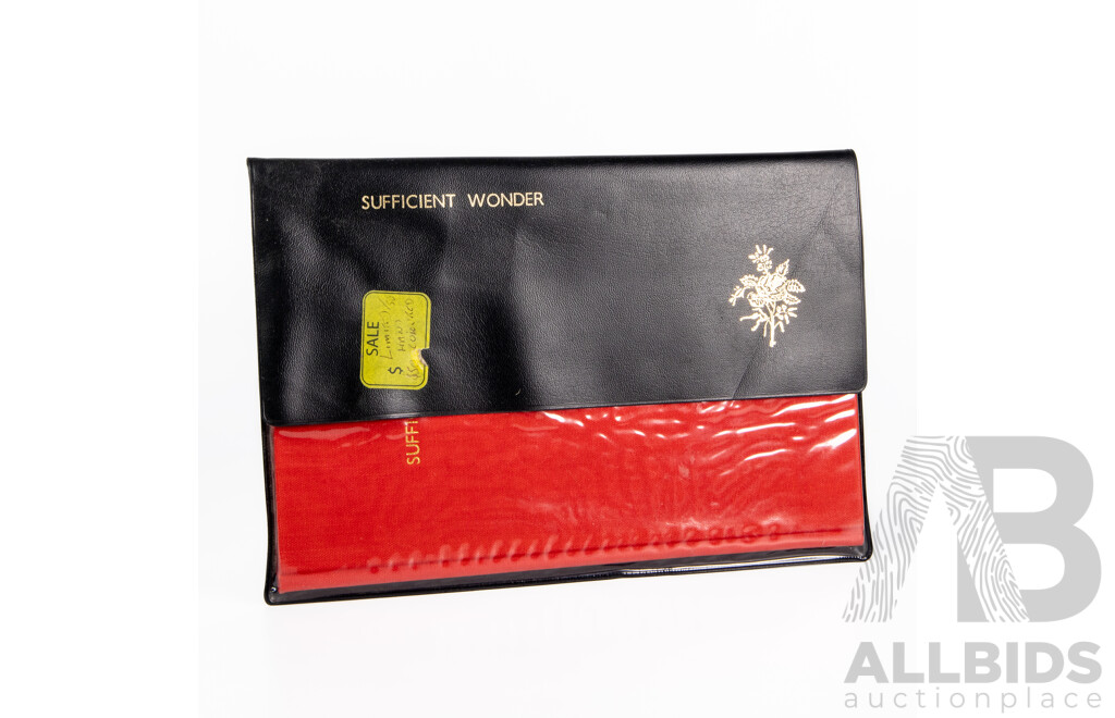 Enid Isaacs OAM, (20th Century, Australian, 1924-2015), Sufficient Wonder, Signed and Limited Edition Bound Book with Hand Coloured Illustrations