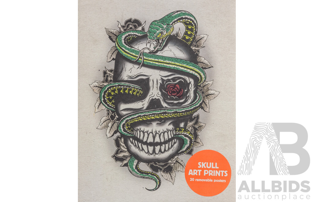 Collection of Twenty Skull Art Prints - Various Artists & Designs, Published by Laurence King, 2014, 35.5 x 28 cm (each unframed) (20)