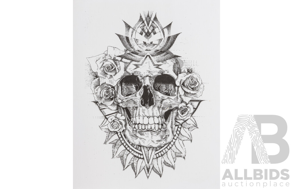Collection of Twenty Skull Art Prints - Various Artists & Designs, Published by Laurence King, 2014, 35.5 x 28 cm (each unframed) (20)