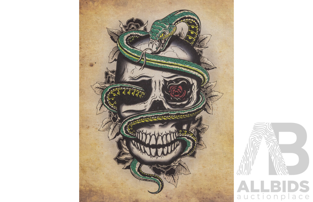 Collection of Twenty Skull Art Prints - Various Artists & Designs, Published by Laurence King, 2014, 35.5 x 28 cm (each unframed) (20)