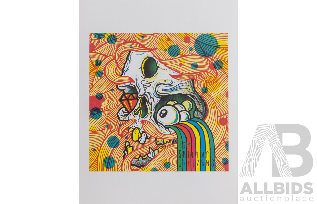 Collection of Twenty Skull Art Prints - Various Artists & Designs, Published by Laurence King, 2014, 35.5 x 28 cm (each unframed) (20)