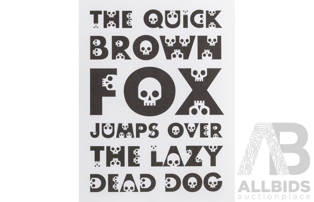 Collection of Twenty Skull Art Prints - Various Artists & Designs, Published by Laurence King, 2014, 35.5 x 28 cm (each unframed) (20)