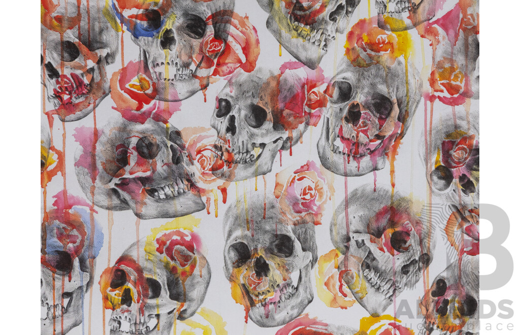 Collection of Twenty Skull Art Prints - Various Artists & Designs, Published by Laurence King, 2014, 35.5 x 28 cm (each unframed) (20)