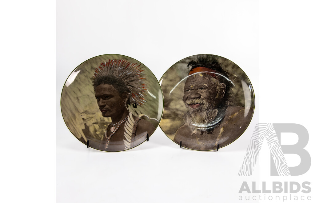 Pair of Royal Doulton Pictorial Collector Plates