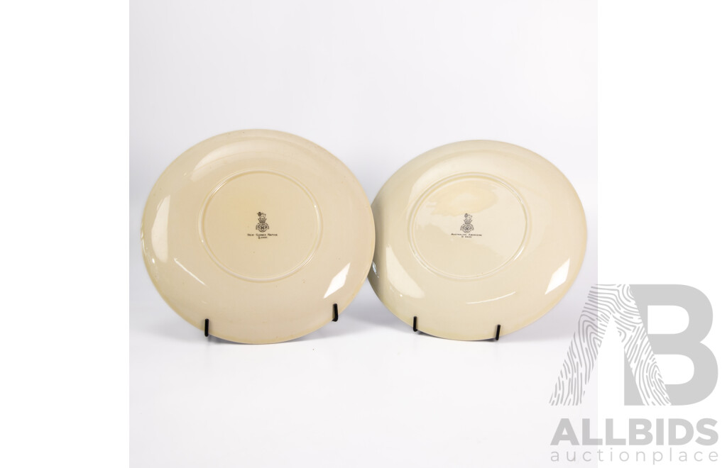 Pair of Royal Doulton Pictorial Collector Plates