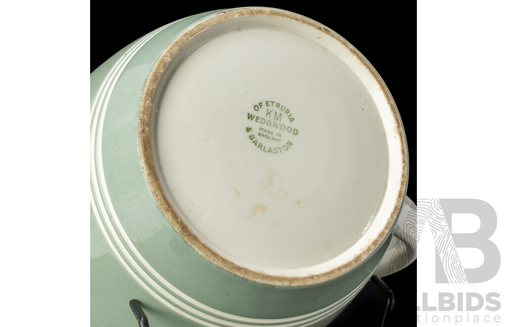 Vintage Wedgwood Celadon Glazed Jug by Keith Murray