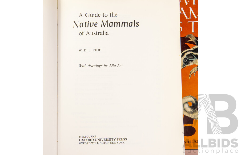 Good Collection Books Regarding Australian Bird and Animal Life Including Neville Caley, Field Guides and More