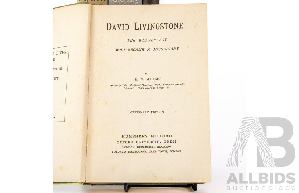 Collection Books Regarding Exploration Including the Crossing of Antarctica, the Life & Explorations of David Livingston and More