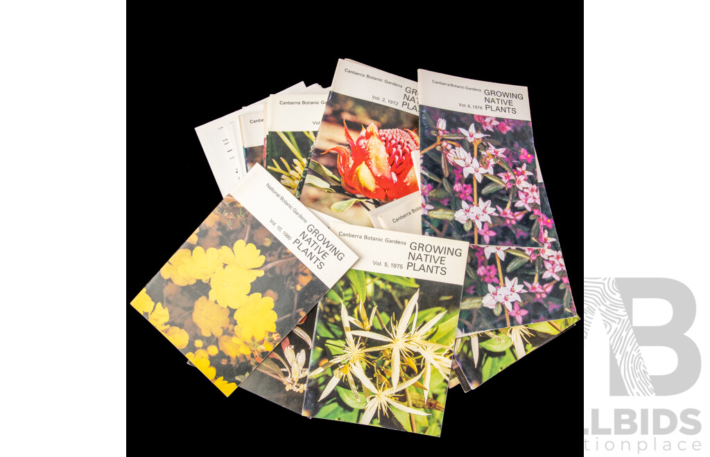 Large Collection 1970s Canberra Botanic Gardens Booklets Along with Collection Dept of National Development & Forestry & Timber Bureau