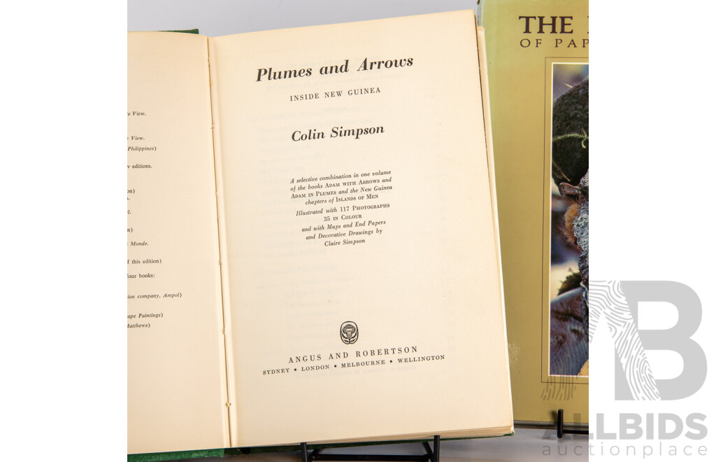 Collection Books Regarding Papua New Guinea, Mostly Hardcovers with Dust Jackets