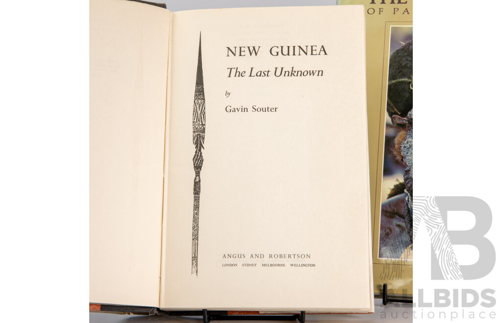 Collection Books Regarding Papua New Guinea, Mostly Hardcovers with Dust Jackets