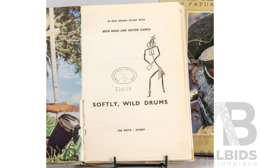 Collection Books Regarding Papua New Guinea, Mostly Hardcovers with Dust Jackets