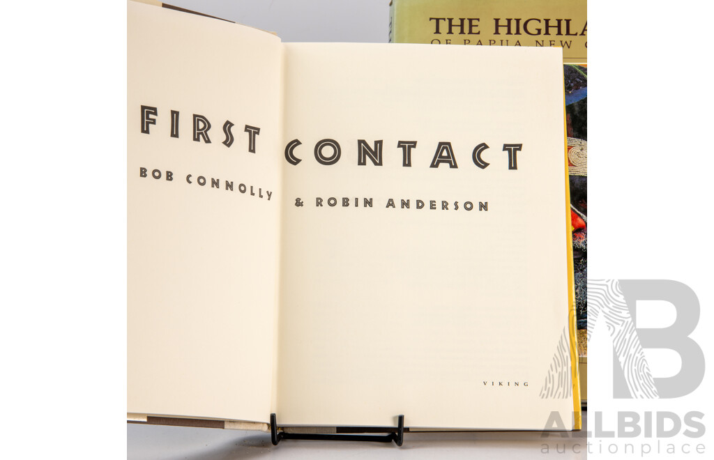 Collection Books Regarding Papua New Guinea, Mostly Hardcovers with Dust Jackets