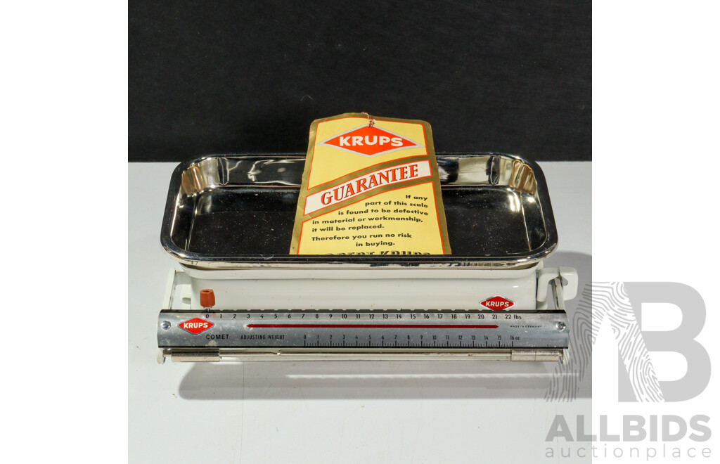 Vintage Set Robert Krupps Adjustable Balance Scales in Box
