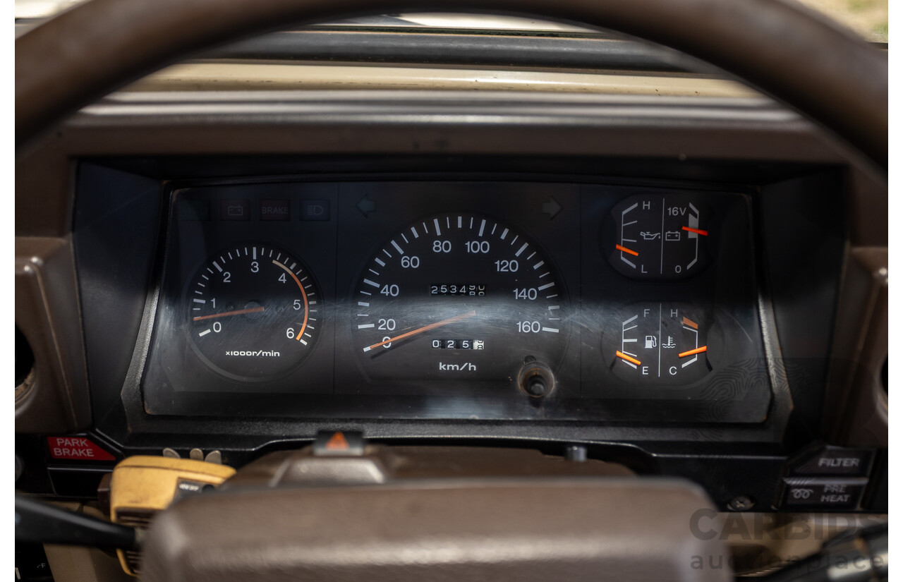9/1985 Toyota Landcruiser (4x4) HJ75RP 2d C/Chas Goldrush Diesel 4.0L - Tipper
