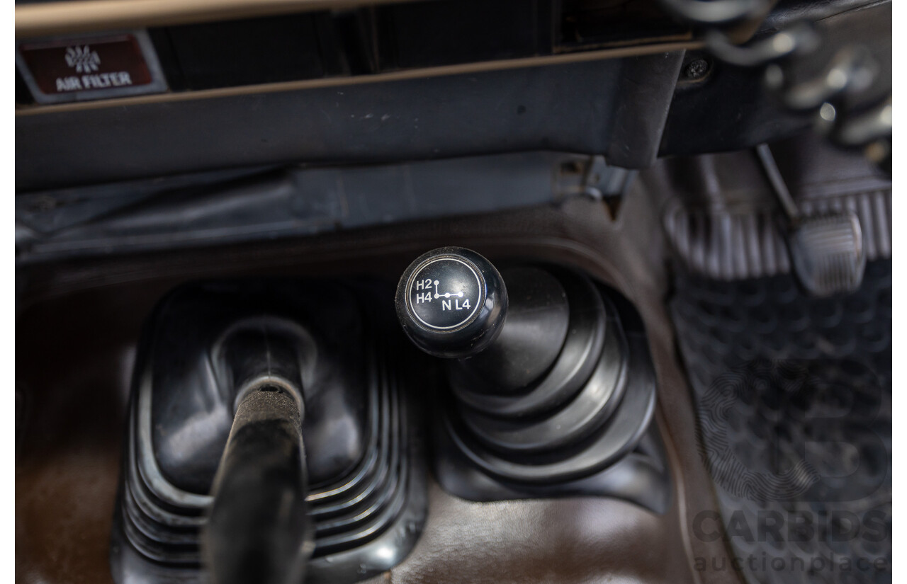 9/1985 Toyota Landcruiser (4x4) HJ75RP 2d C/Chas Goldrush Diesel 4.0L - Tipper